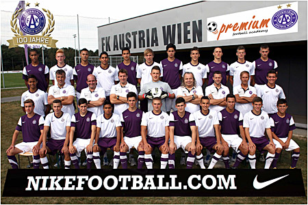 Mannschaftsbild FK Austria Wien